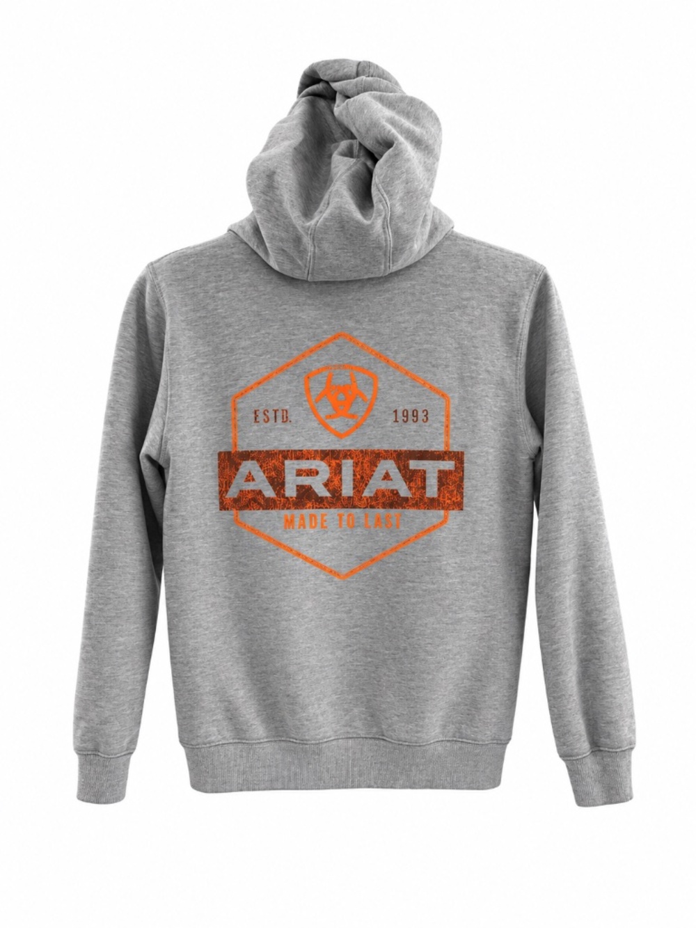 Ariat Gray Hoodie SIZE YOUTH LARGE